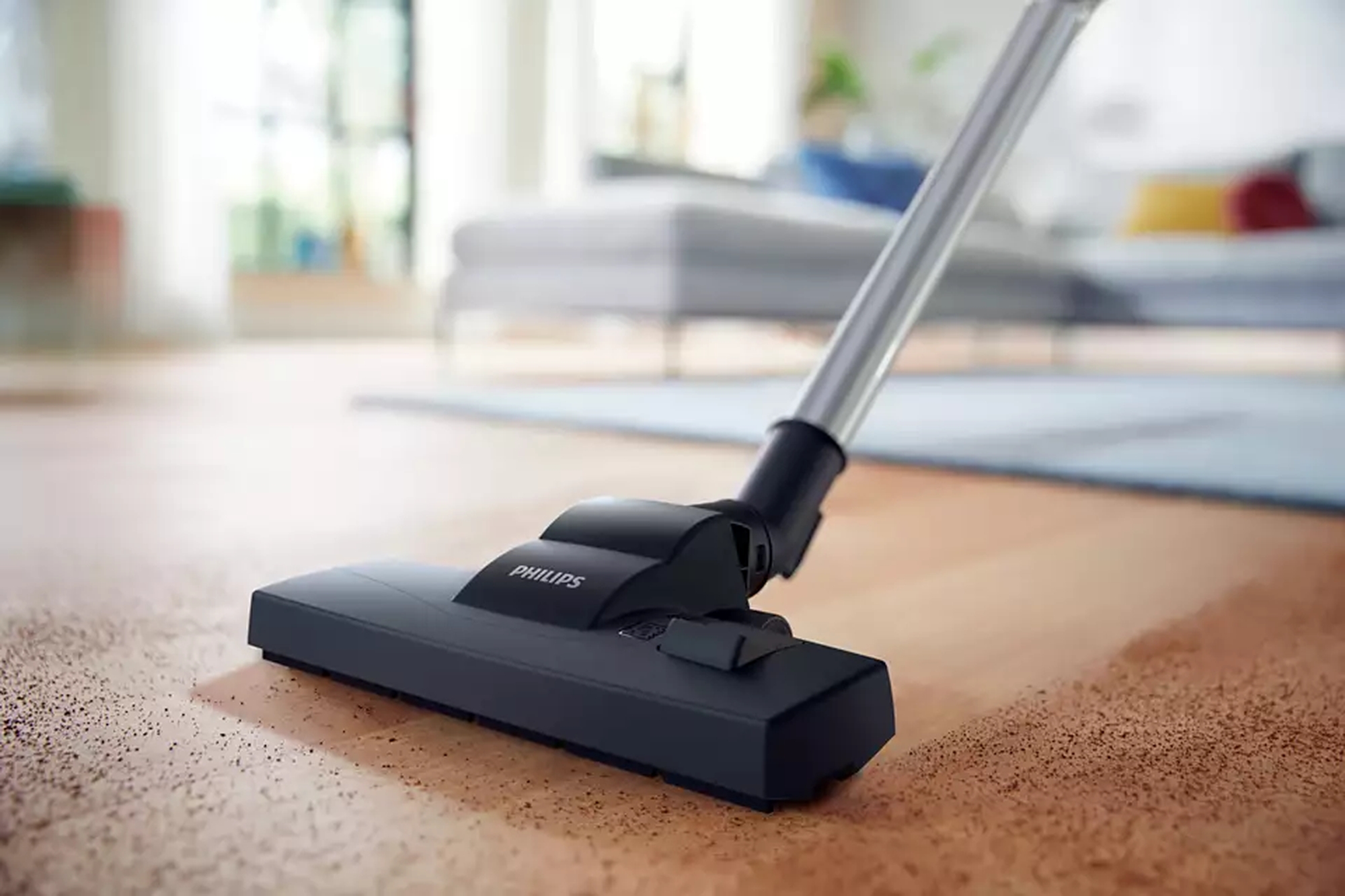 Philips Vacuum cleaner | XB2123/09 | Bagless | Power 850 W | Dust capacity 1.3 L | Dark Blue/Peach